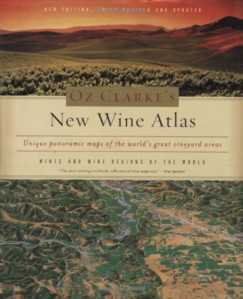 OZCLARKE'S WINE ATLAS ワイン洋書 地図 古書 ディスプレイ OZCLARKE´S WINE ATLAS ワイン洋書 地図 古書 ディスプレイ 本